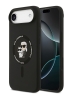 Karl Lagerfeld для iPhone Air чехол Liquid Silicone NFT Karl & Choupette Hard Black (MagSafe)