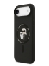Karl Lagerfeld для iPhone Air чехол Liquid Silicone NFT Karl & Choupette Hard Black (MagSafe)