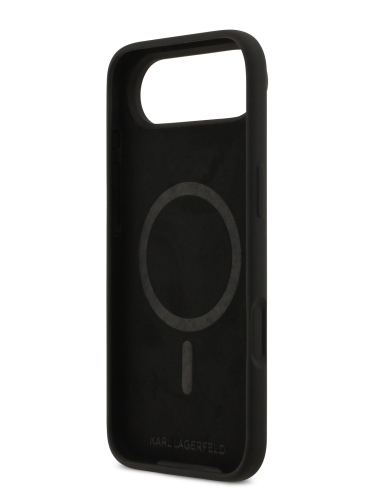 Karl Lagerfeld для iPhone Air чехол Liquid Silicone NFT Karl & Choupette Hard Black (MagSafe)