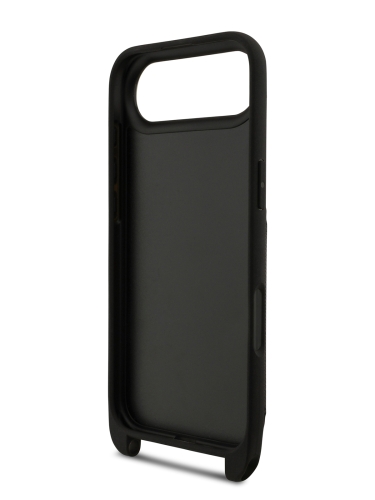 Karl Lagerfeld для iPhone Air чехол Crossbody cardslot PU Saffiano Autograph Hard Black