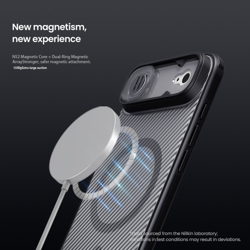Nillkin для iPhone Air чехол CamShield Pro Magnetic Transparent Black