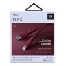 Кабель Uniq Flex strain relief MFi Lightning/USB-C (1.2 м), красный