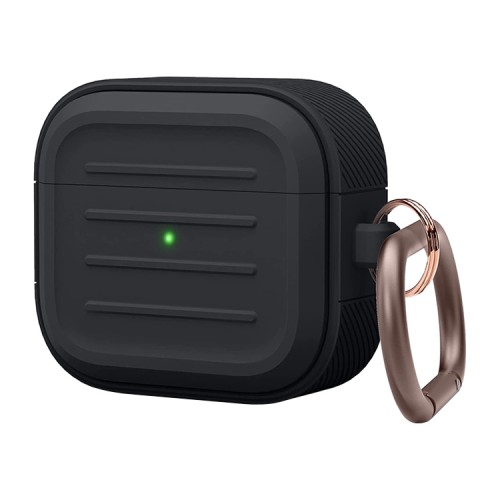 Чехол Elago Armor Silicone hang case для AirPods 3 (2021), черный