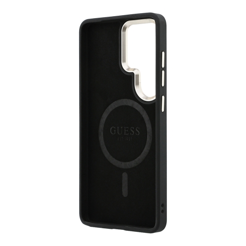 Guess для Galaxy S26 Ultra чехол PU 4G Classic metal logo &Camera Hard Blue (MagSafe)