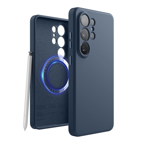 Elago для Galaxy S26 Ultra чехол Magnetic Silicone Jean Indigo (MagSafe)