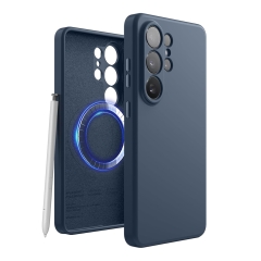 Elago для Galaxy S26 Ultra чехол Magnetic Silicone Jean Indigo (MagSafe)