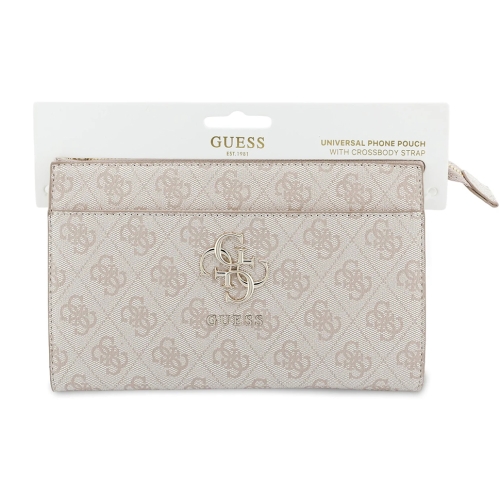 Guess для смартфонов сумка Phone Clutch Bag PU 4G Big metal logo with Strap Pink