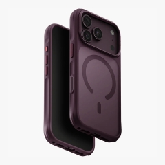 Uniq для iPhone 18 Pro Max/17 Pro Max чехол Veren Burgundy Frost (MagSafe)