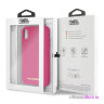 Чехол Karl Lagerfeld Liquid silicone для iPhone XR, розовый