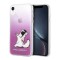 Чехол Karl Lagerfeld Fun Choupette для iPhone XR, розовый