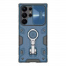 Противоударный чехол Nillkin CamShield Armor Pro для Galaxy S23 Ultra, синий