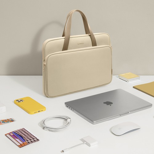 Tomtoc сумка TheHer Versatile-A11 Laptop Handbag 13.5" для ноутбуков 13.5'', бежевая (Khaki)