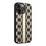 Чехол Lagerfeld PU Monogram Vertical logo Hard для iPhone 14 Pro, коричневый