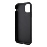 Чехол Lagerfeld PU Saffiano Monogram with Cardslot Hard для iPhone 11, черный