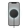 EnergEA Автодержатель-беспроводное ЗУ MagDrive 15W Air/Dash Gunmetal Black