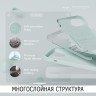 Elago для iPhone 15 чехол Soft silicone (Liquid) Mint