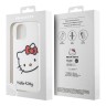 Hello Kitty для iPhone 15 чехол PC/TPU Kitty Head Hard White