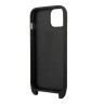Lagerfeld для iPhone 15 чехол Crossbody PU Saffiano Monogram NFT Karl Ikonik +Strap Hard Blk