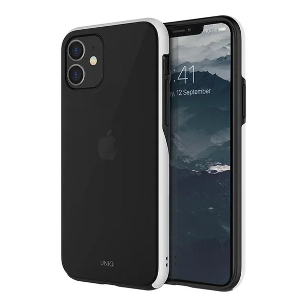 Чехол Uniq Vesto для iPhone 11, белая рамка