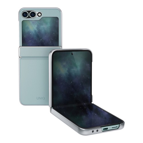 Uniq чехол для Galaxy Z Flip 6 ORA Premium leatherette Mint