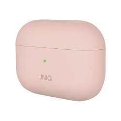 Чехол Uniq LINO Liquid silicone для AirPods Pro, розовый