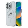 Karl Lagerfeld для iPhone 16 Pro Max чехол PC/TPU NFT Karl&Choupette прозрачный (MagSafe)