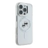 Karl Lagerfeld для iPhone 16 Pro Max чехол PC/TPU NFT Karl&Choupette прозрачный (MagSafe)
