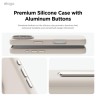 Elago для iPhone 16 Pro Max чехол Soft silicone (Liquid) Stone (MagSafe)
