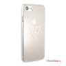 Чехол Guess Triangle Logo Hard Glitter для iPhone 7/8/SE 2020, золотой
