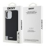 DKNY для iPhone 16 Pro Max чехол Liquid Silicone Metal logo and Camera frame Hard Black (MagSafe)
