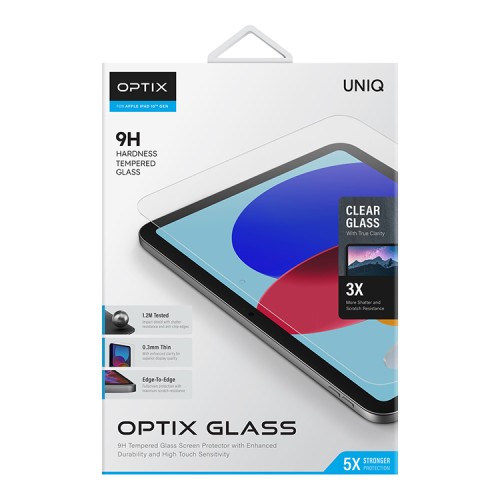 Uniq стекло для iPad 11 (2025) / 10.9 (2022) OPTIX Clear