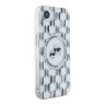 Karl Lagerfeld для iPhone 16e чехол PC/TPU Monogram NFT Karl & Choupette Hard Transparent (MagSafe)