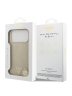 Guess для iPhone 17 Pro Max чехол PU Croco Triangle metal logo Hard Gold (MagSafe)