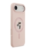 Karl Lagerfeld для iPhone Air чехол Liquid Silicone NFT Karl & Choupette Hard Pink (MagSafe)
