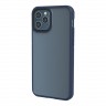 Чехол BlueO Crystal Drop для iPhone 12 Pro Max, синяя рамка
