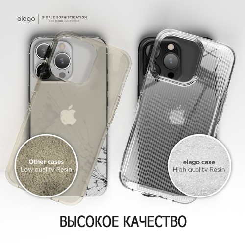 Чехол Elago URBAN для iPhone 13 Pro, прозрачный