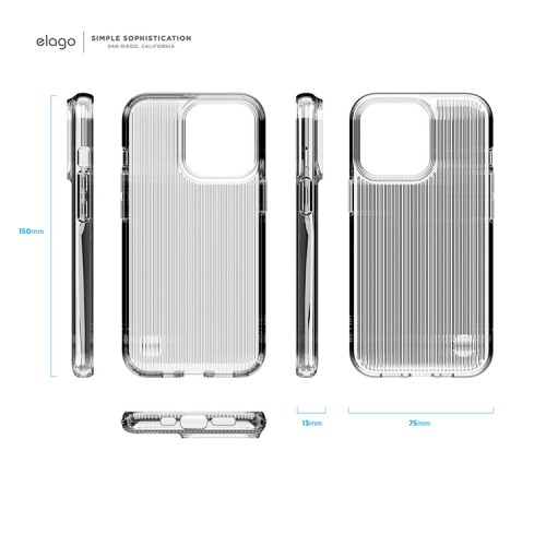 Чехол Elago URBAN для iPhone 13 Pro, прозрачный