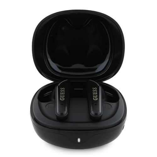 Guess Наушники TWS Bluetooth Flat with Electroplated Classic logo Black