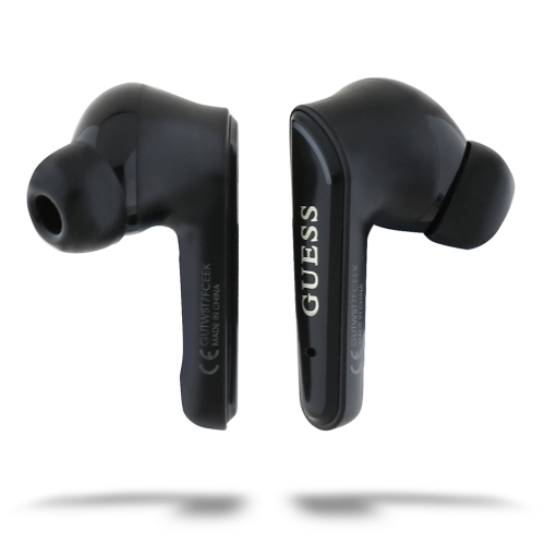 Guess Наушники TWS Bluetooth Flat with Electroplated Classic logo Black