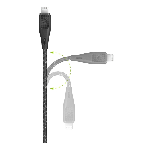 EnergEA Bazic GoCharge USB-A/Lightning MFi C89 (1.2 м), черный CBL-GCAL-BLK120