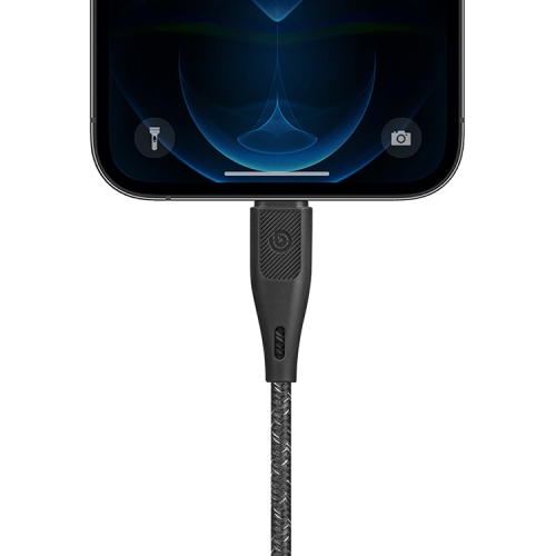 EnergEA Bazic GoCharge USB-A/Lightning MFi C89 (1.2 м), черный CBL-GCAL-BLK120