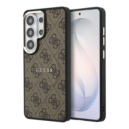 Guess для Galaxy S26 Ultra чехол PU 4G Classic metal logo &Camera Hard Brown (MagSafe)