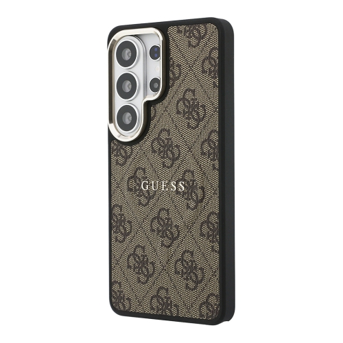 Guess для Galaxy S26 Ultra чехол PU 4G Classic metal logo &Camera Hard Brown (MagSafe)