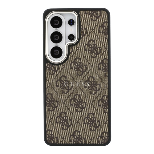 Guess для Galaxy S26 Ultra чехол PU 4G Classic metal logo &Camera Hard Brown (MagSafe)