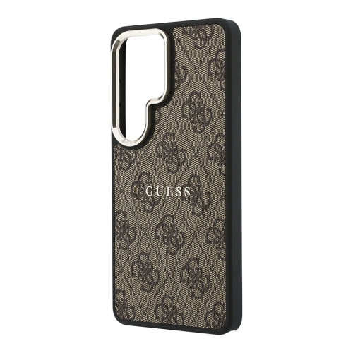 Guess для Galaxy S26 Ultra чехол PU 4G Classic metal logo &Camera Hard Brown (MagSafe)