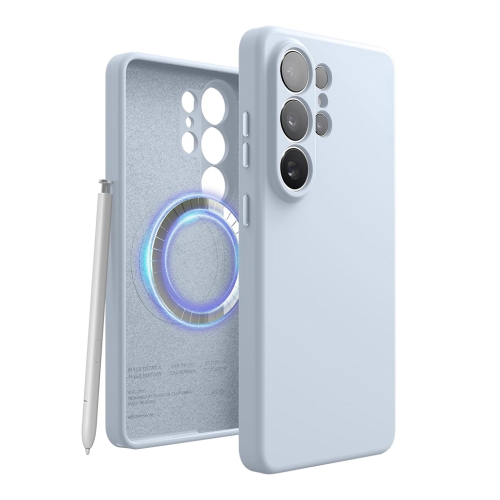 Elago для Galaxy S26 Ultra чехол Magnetic Silicone Light Blue (MagSafe)