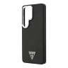 Guess для Galaxy S26 Ultra чехол Fixed Glitters Tringle metal logo & Camera Hard Black (MagSafe)