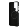 Guess для Galaxy S26 Ultra чехол Fixed Glitters Tringle metal logo & Camera Hard Black (MagSafe)