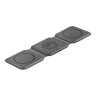 Беспроводная зарядка EnergEA Bazic GoMag Trio magnetic wireless foldable 15W, серая