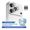 BlueO стекло для iPhone 18 Pro/18 Pro Max, Camera Lens 99-AR PVD Titanium 3 шт. Silver +installer